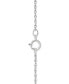 Diamond Cross 18" Pendant Necklace (1/5 ct. t.w.) in Sterling Silver & 10k Gold