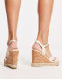 New Look wedges in off white