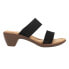 Фото #1 товара Easy Spirit Crista Block Heels Womens Black Casual Sandals E-CRISTA-001