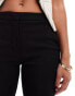 Mango tailored slim trousers in black