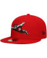 Фото #1 товара Men's Red Richmond Flying Squirrels Authentic Collection Road 59FIFTY Fitted Hat