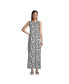 ფოტო #3 პროდუქტის Women's Cotton Jersey Sleeveless Swim Cover-up Maxi Dress