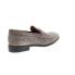 Фото #16 товара Bruno Magli Brando Mens Gray Suede Slip On Loafers & Slip Ons Penny Shoes