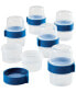 Easy Essentials Twist Two Way Food Storage Container Set, 12-Piece, Clear