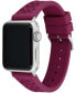 ფოტო #2 პროდუქტის Women's Plum Silicone Strap for Apple Watch 38mm, 40mm, 41mm