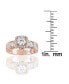 ფოტო #1 პროდუქტის Suzy Levian Sterling Silver Cubic Zirconia Ring