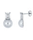 Фото #1 товара Серьги And Now This Cubic Zirconia Silver Plated