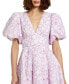 ფოტო #3 პროდუქტის Women's Puff Sleeves Embroidered Floral Dress