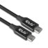 Фото #1 товара Club 3D USB 3.2 Gen2 Type C to C Active Bi-directional Cable 8K60Hz M/M 5m/16.4ft - 5 m - USB C - USB C - USB 3.2 Gen 2 (3.1 Gen 2) - 10000 Mbit/s - Black