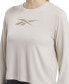 Фото #4 товара Women's Dream Blend Long-Sleeve Logo T-Shirt