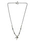 Фото #1 товара MR ETTIKA mixed Metal Faceted Bead Necklace with Spike, Cross and Skull Charms