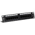 TRENDnet TC-P12C5E - 10/100/1000Base-T(X) - Gigabit Ethernet - RJ-45 - Cat5e - Black - CE - FCC