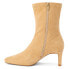 Matisse Loren Square Toe Zippered Womens Beige Casual Boots LOREN-126