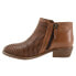 Фото #4 товара Softwalk Rimini Perf S2315-215 Womens Brown Extra Wide Ankle & Booties Boots