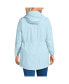 ფოტო #3 პროდუქტის Plus Size Waterproof Hooded Packable Raincoat