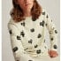 Bonobos Fielder Shirt Small Men's Ivory Fox Multi Print Long Sleeve Graphic Tee