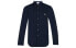 Paul Smith FW21 方领纽扣长袖衬衫 男款 深蓝色 / Paul Smith FW21 M2R599RFZEBRABAW-48