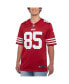 Фото #4 товара Men's George Kittle Scarlet San Francisco 49ers Player Game Jersey