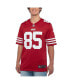 ფოტო #4 პროდუქტის Men's George Kittle Scarlet San Francisco 49ers Player Game Jersey