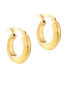 Фото #4 товара Seol + Gold x Sophie Floyd 18ct gold vermeil edged creole hoop earrings