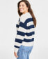 ფოტო #2 პროდუქტის Women's Shaker Crewneck Long-Sleeve Sweater, Created for Macy's