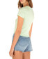 ფოტო #2 პროდუქტის Juniors' Night Surfing Cropped T-Shirt