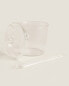 Borosilicate glass sugar bowl