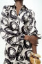 Фото #5 товара Блуза с принтом — zw collection ZARA