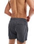 Фото #4 товара Calvin Klein Short Drawstring Swim Shorts - CK Refined Tape in Iron Gate