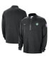 Фото #1 товара Men's Black Boston Celtics 2023/24 Authentic Performance Half-Zip Jacket