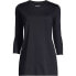 Фото #12 товара Petite 3/4 Sleeve Supima Cotton Crewneck Tunic