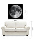 Фото #2 товара Full Moon Frameless Free Floating Tempered Glass Panel Graphic Wall Art, 40" x 40" x 0.2"