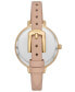 Фото #3 товара Часы и аксессуары kate spade new york Наручные часы Metro Three-Hand из натуральной кожи в подарочном наборе 34 мм