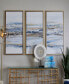 Фото #8 товара Canvas Landscape Framed Wall Art with Gold-Tone Frame Set of 3, 20" x 39"