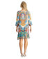 ფოტო #3 პროდუქტის Women's Boho Queen Short V-neck Dress