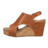 Фото #5 товара Corkys Tiffanee Studded Wedge Womens Brown Casual Sandals 41-0266-COGN