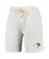 Men's Oatmeal Toronto Blue Jays Mainstream Logo Terry Tri-Blend Shorts