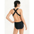 DKNY BLACK Logo Cross-Back One-Piece Swimsuit Size Medium