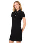 ფოტო #4 პროდუქტის Women's Contrast-Trim Polo Dress