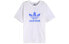 Фото #2 товара Футболка Adidas Originals LogoT DP8570 Белая с синим логотипом