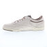 Reebok Club C 85 Vintage Mens Beige Suede Lace Up Lifestyle Sneakers Shoes