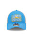 Men's Powder Blue, Natural Los Angeles Chargers Devoted Trucker 9Twenty Snapback Hat