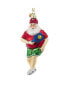 Kurt Adler 5In Noble Gems Pickleball Santa Ornament Multicolor