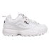 Fila Disruptor Ii Premium Lace Up Womens White Sneakers Casual Shoes 5FM00002-1
