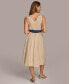 Фото #1 товара Women's Belted A-Line Dress