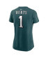 Women's Jalen Hurts Midnight Green Philadelphia Eagles Player Name and Number T-shirt