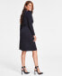 Фото #2 товара Women's Long-Sleeve Wrap Dress, Created for Macy's