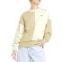 Фото #1 товара Puma Downtown Oversized Crew Neck Sweatshirt Womens Beige, Off White Casual Tops