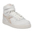 Фото #2 товара Diadora Magic Basket Mid Leather High Top Womens White Sneakers Casual Shoes 17