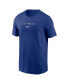 Фото #2 товара Men's Royal Los Angeles Dodgers Large Logo Back Stack T-Shirt